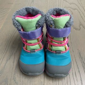 See Kai Run Gilman Pink/Teal Boots (8T)